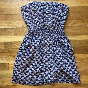 BCBGeneration Elephant strapless summer dress S